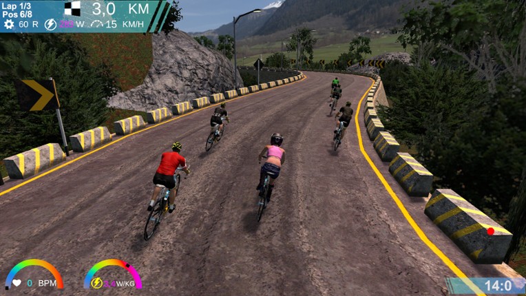CyclingArcadeRaceSimulator screenshot