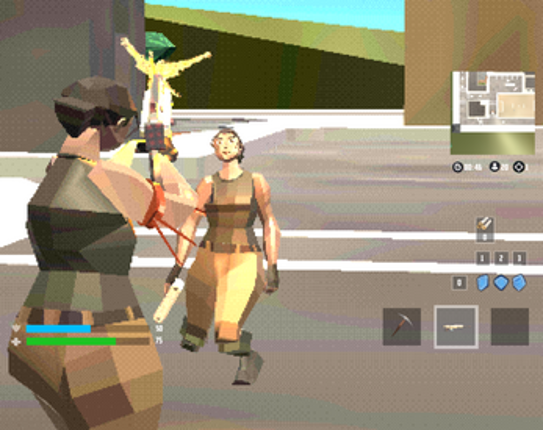 Fortnite - PS1 Demake screenshot