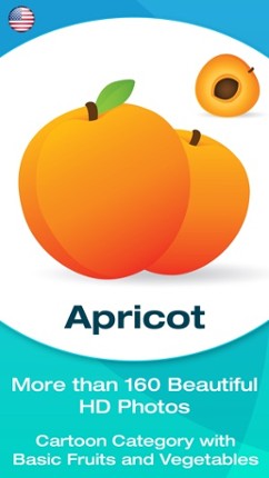 Fruit and Vegetable Picture Flashcards for Babies, Toddlers or Preschool (Free) screenshot