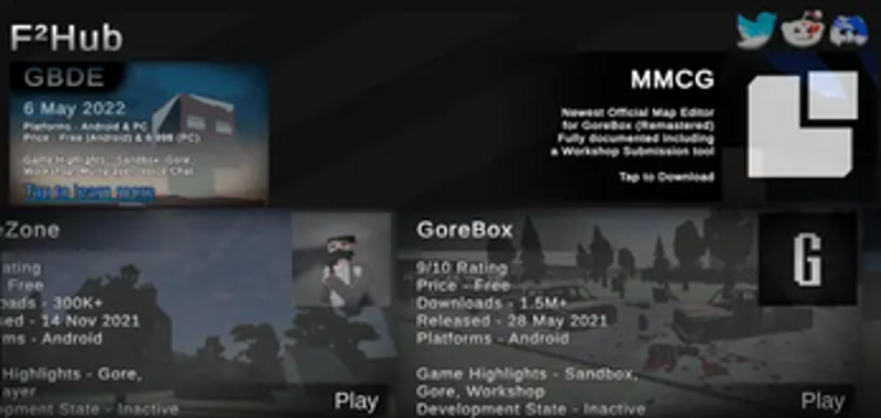 F²Games Hub screenshot