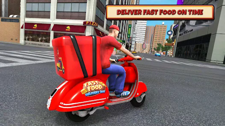 Fast Food Delivery Bike Game screenshot
