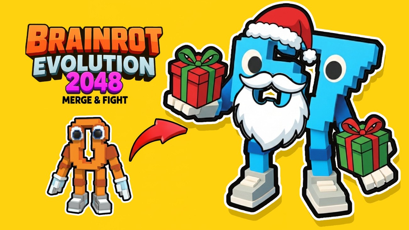 Games like Brainrot Evolution: 2048 Merge Fight