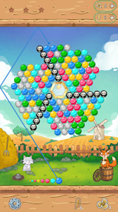Little Fox: Bubble Spinner screenshot
