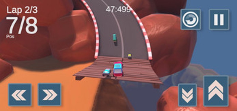 Track racing battle simulator screenshot