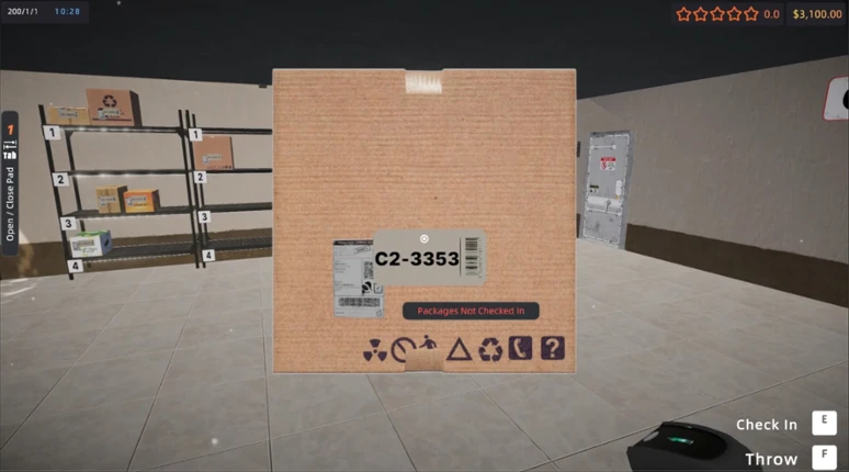 Pickup Point Simulator screenshot