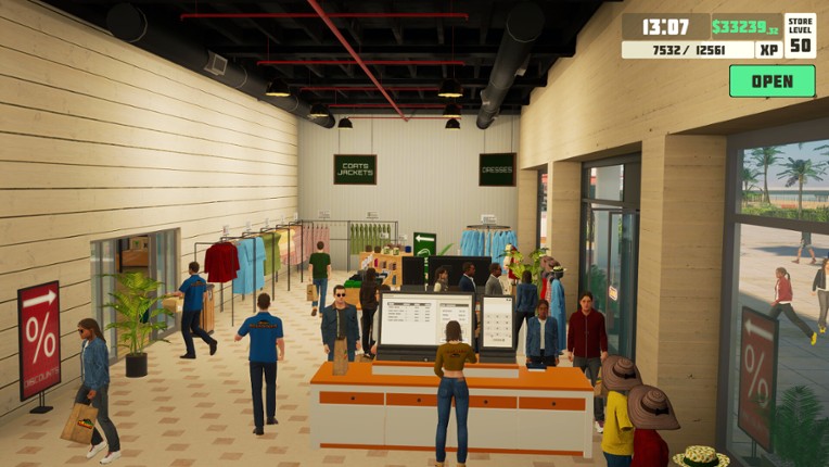 siMarket Cloth Store Simulator screenshot