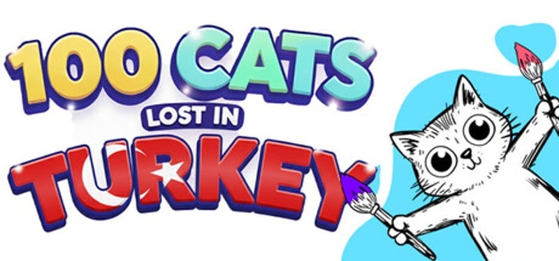 100 Cats Lost in Turkey Find & Color Image