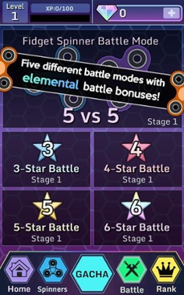 Anime Fidget Spinner Battle screenshot