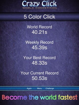 Crazy Click World Competition screenshot