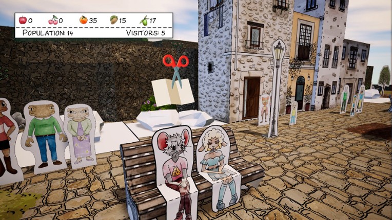 Cutout Village screenshot