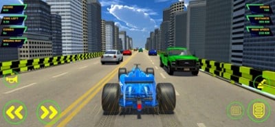 Formula Car Highway Racing Image