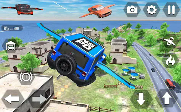Flying Car Extreme Simulator screenshot