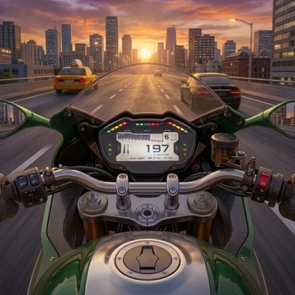 Motor Racing: City Traffic Image