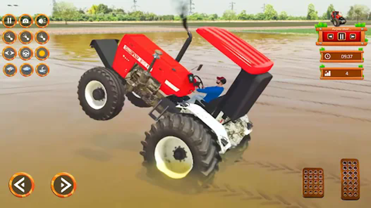 Farming Game: Indian Tractor Image