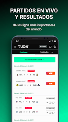 TUDN: TU Deportes Network screenshot