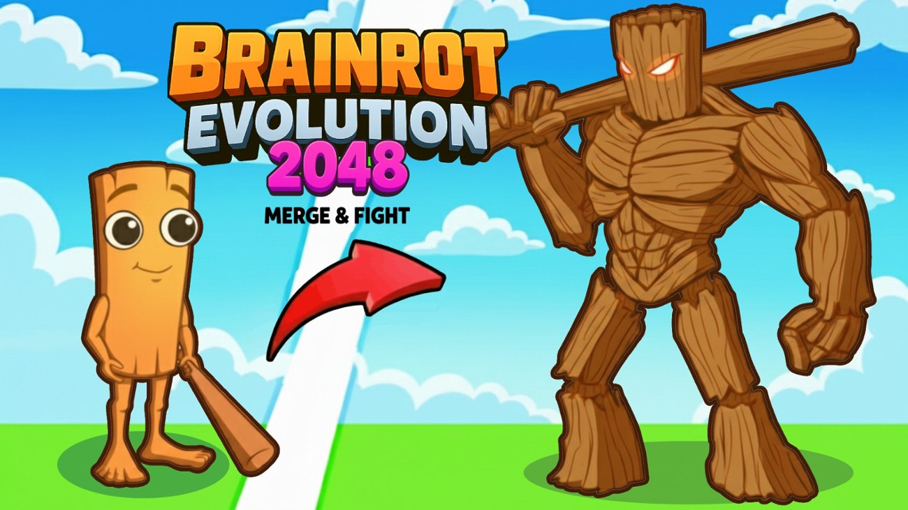 Games like Brainrot Evolution: 2048 Merge Fight