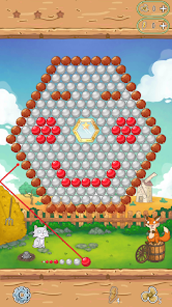 Little Fox: Bubble Spinner screenshot