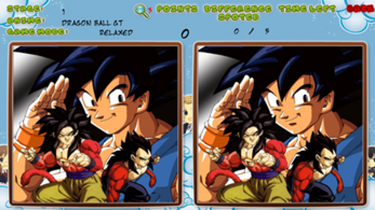 Anime Spot the Difference Image
