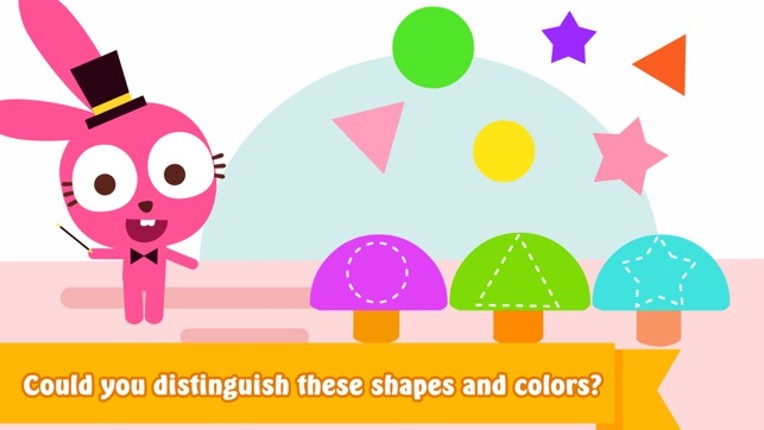 Purple Pink shapes and colors screenshot