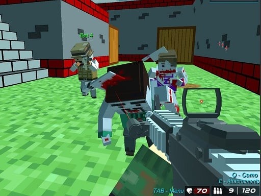 Games like Shooting Zombie Blocky combat Warfare