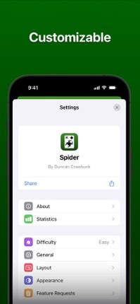 Spiderﾠ Solitaire screenshot