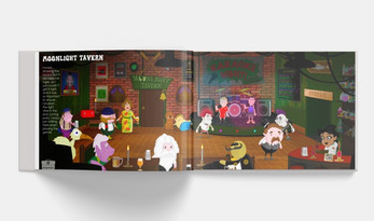 The Mystery Of Woolley Mountain Art Book screenshot