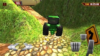 Tractor Driver 3D-Hill Station Image