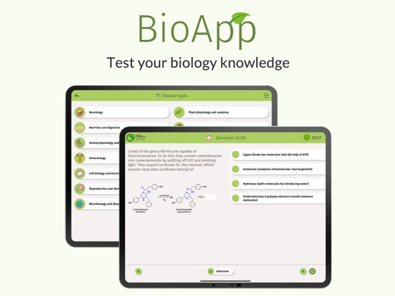 BioApp Quiz screenshot