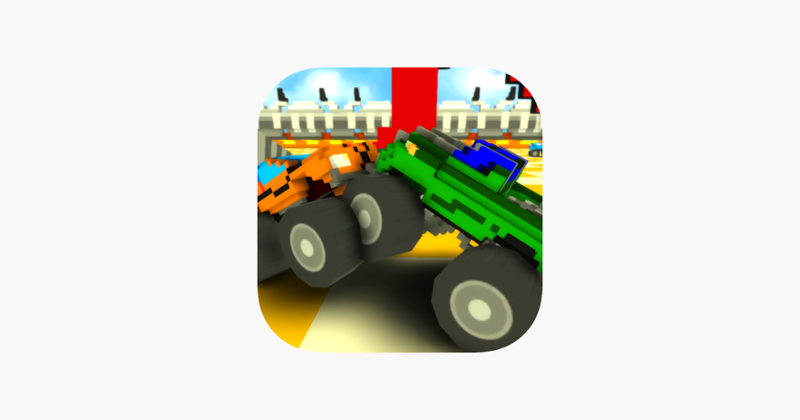 Blocky Monster Truck Smash Game Cover