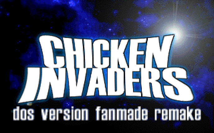 Chicken Invaders DOS Version Fanmade Remake Game Cover