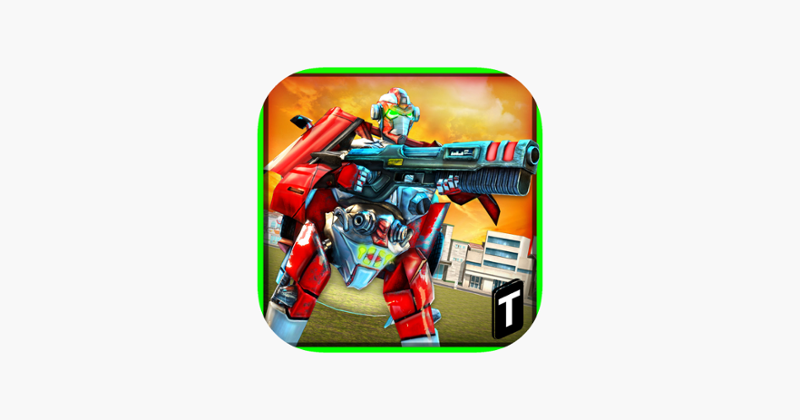 Futuristic Car Robot Rampage Game Cover