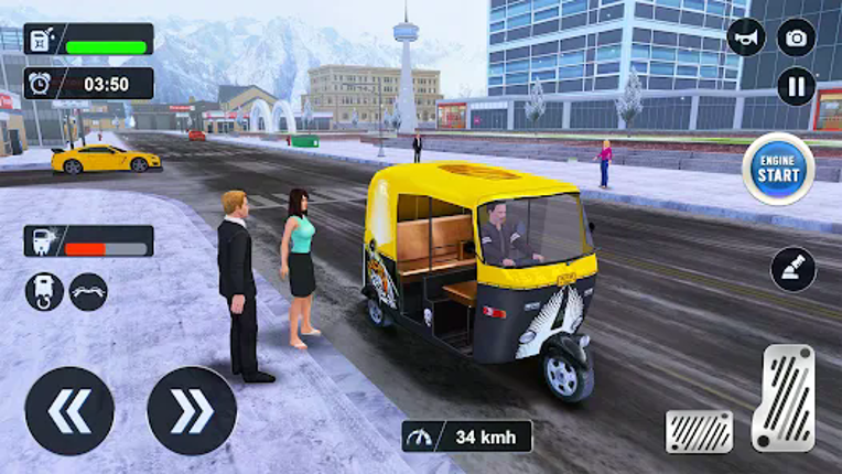 Tuk Tuk Auto Driving Games 3D screenshot