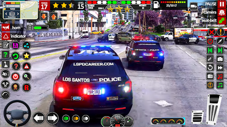 Police Car Chase Game 3D Image
