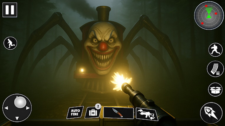 Horror Spider Train Escape screenshot