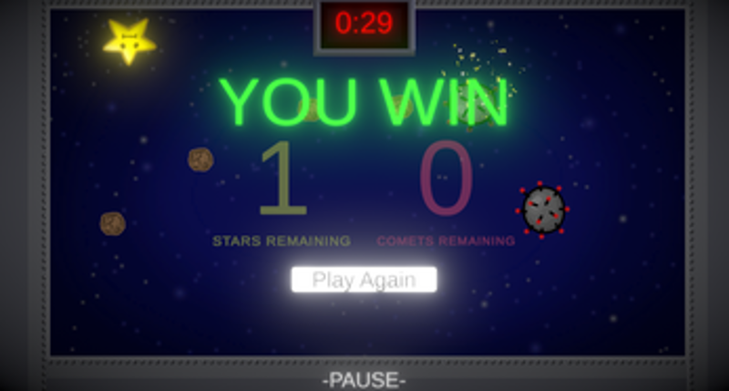 Gravity Stars [BTP, Day 3, Unity] screenshot