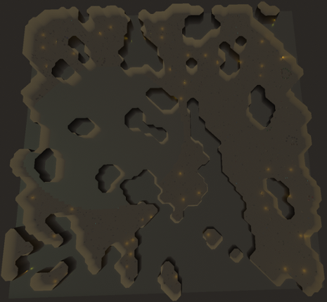 Procedurally generated cavern Image
