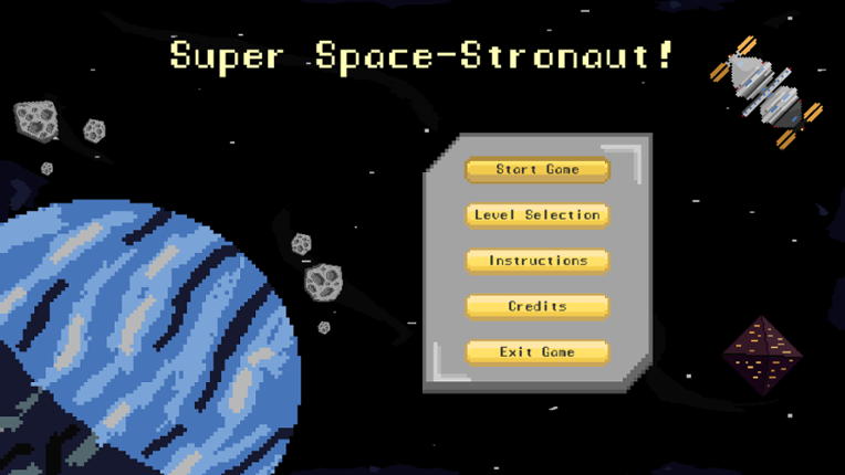 Super Space-Stronaut Game Cover