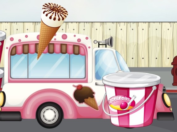 Ice Cream game for Toddlers and Kids : discover the ice creams world ! FREE game screenshot