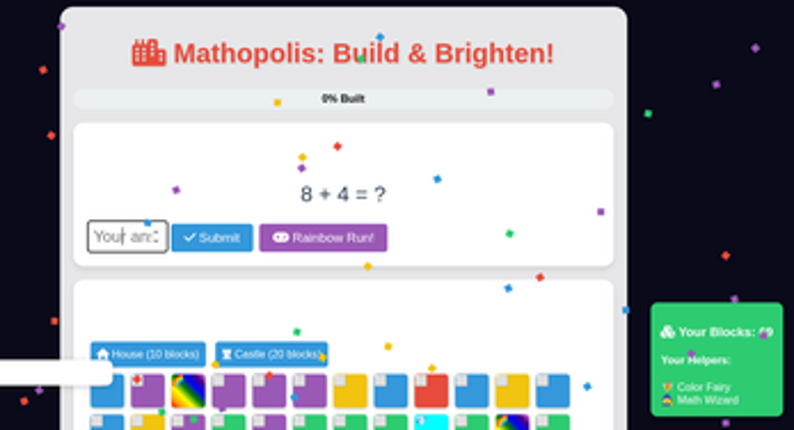 Mathopolis: Build & Brighten! screenshot