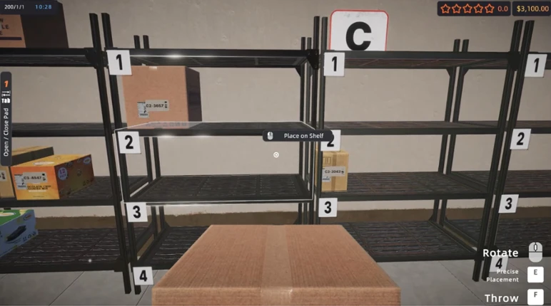 Pickup Point Simulator screenshot