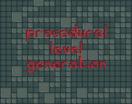 procedural level generation Image