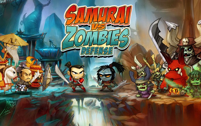 Samurai vs Zombies Defense screenshot