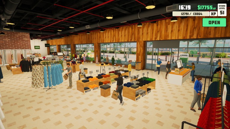 siMarket Cloth Store Simulator screenshot