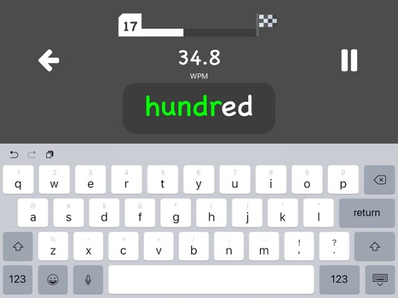 Type Flash - typing game screenshot