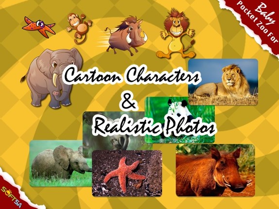 Zoo Sticker:Preschool Learning Image