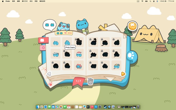 Capoo Pals for MAC screenshot