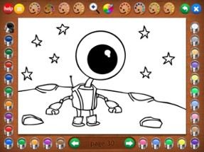 Coloring Robots Image