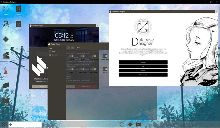 Database Designer screenshot