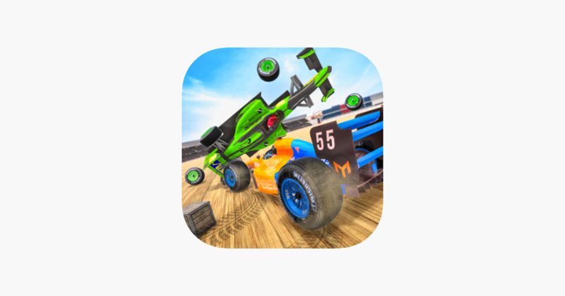 Formula Car Demolition Derby Game Cover