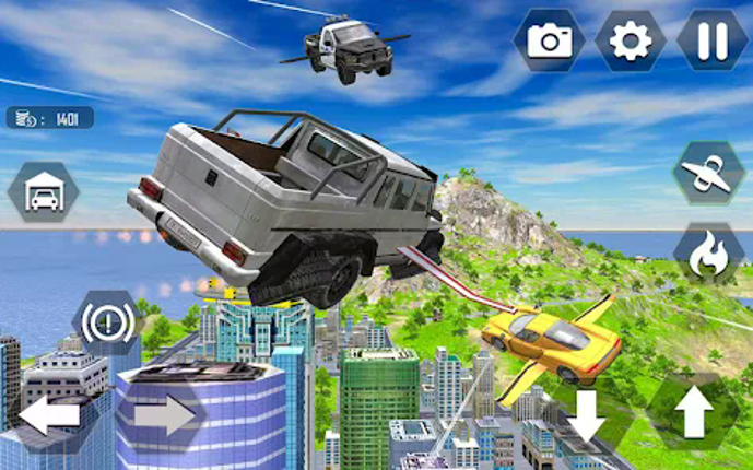 Flying Car Extreme Simulator screenshot